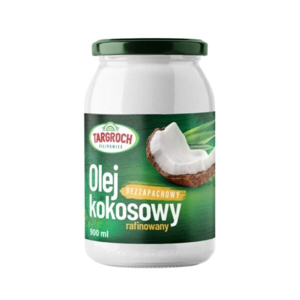 olej kokosowy 34 Olej kokosowy rafinowany 900g