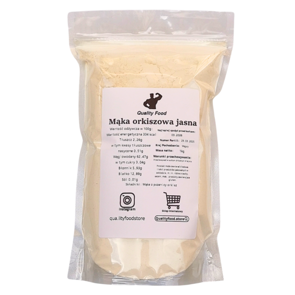 Mąka orkiszowa Mąka orkiszowa jasna 1kg