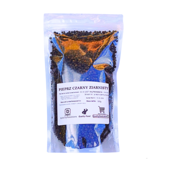 Pieprz czarny ziarnisty Pieprz czarny ziarno 500g